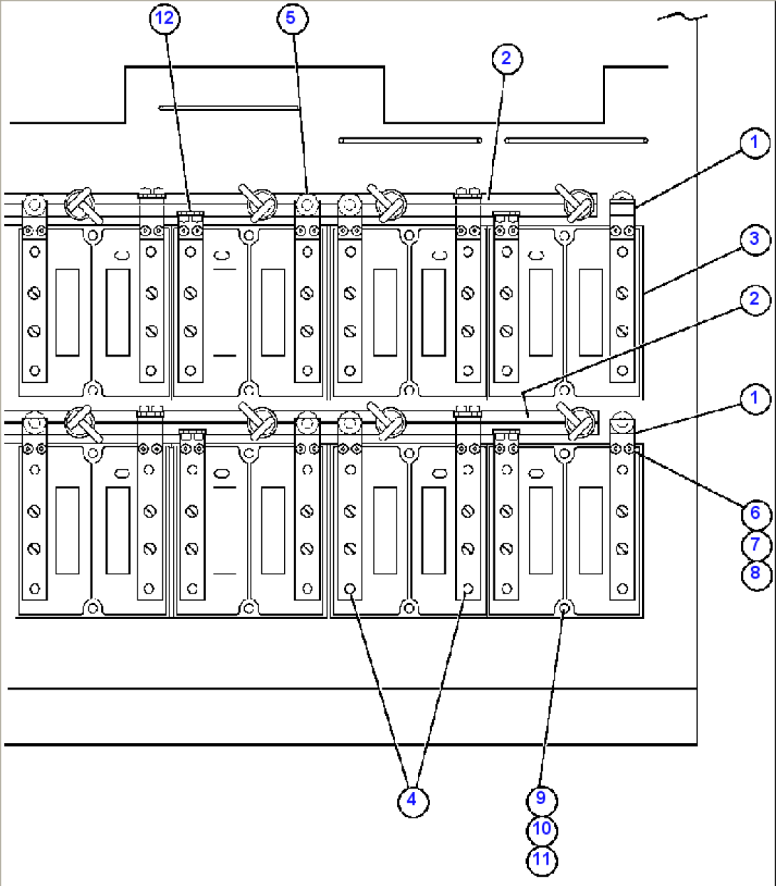 CONTROL CABINET (INSIDE LOWER RIGHT FRONT)