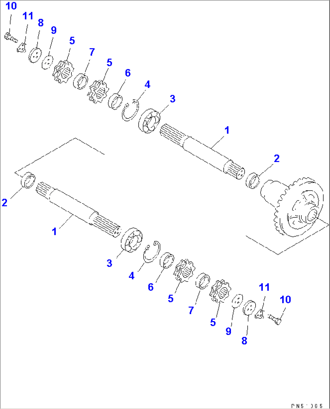 FINAL DRIVE GEAR (2/2)