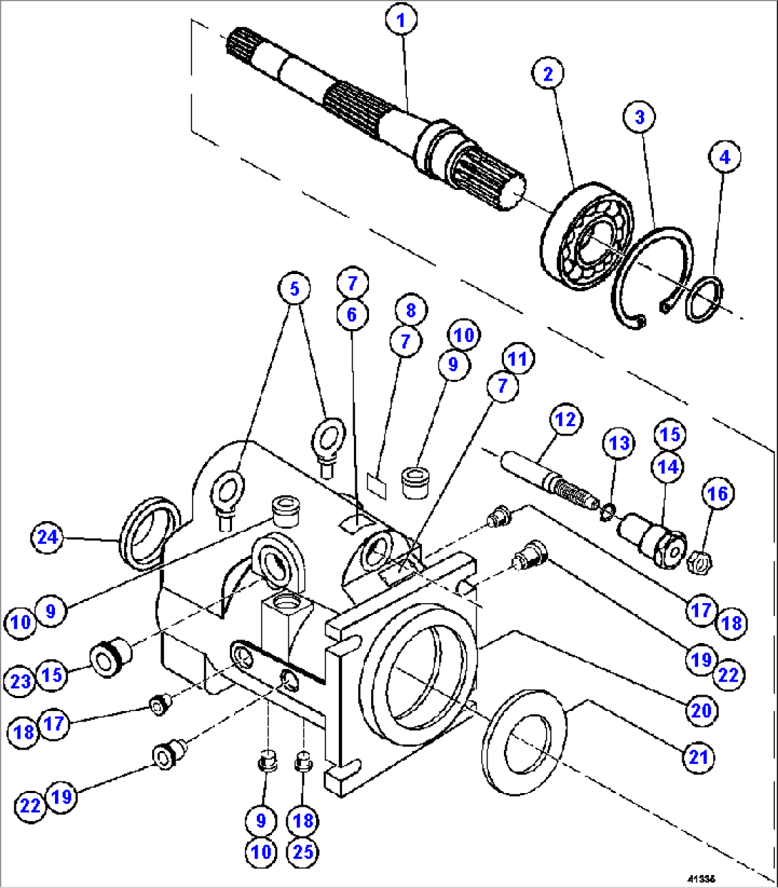 STEERING PUMP HOUSING (FRONT) 58C-60-00080