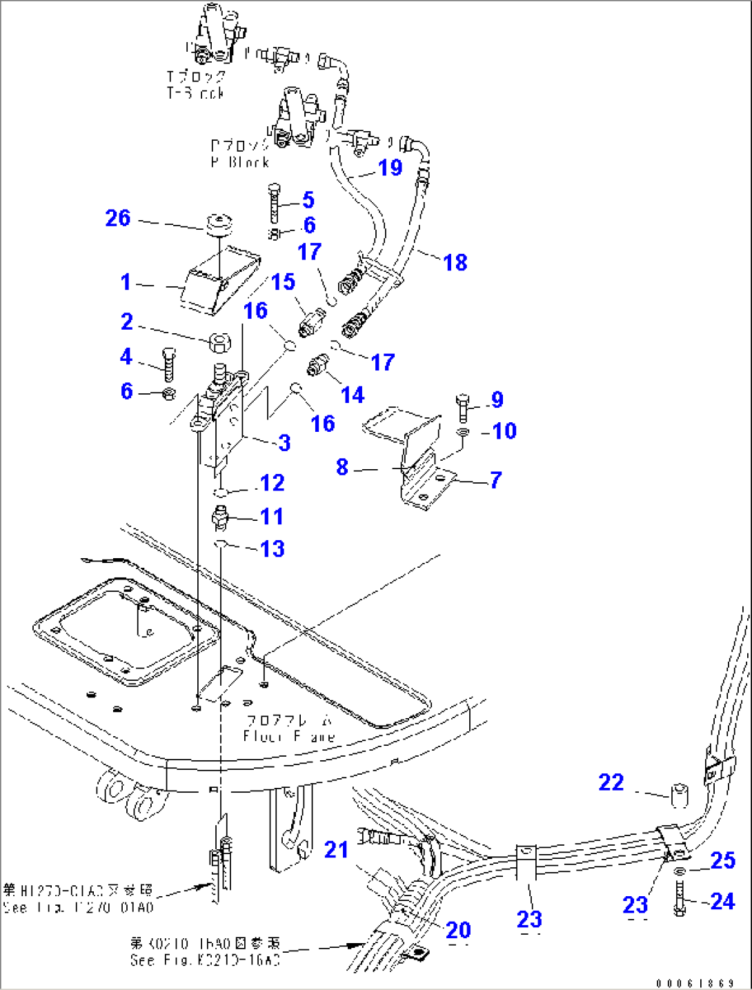 FLOOR FRAME (FOOT REST) (CANOPY)
