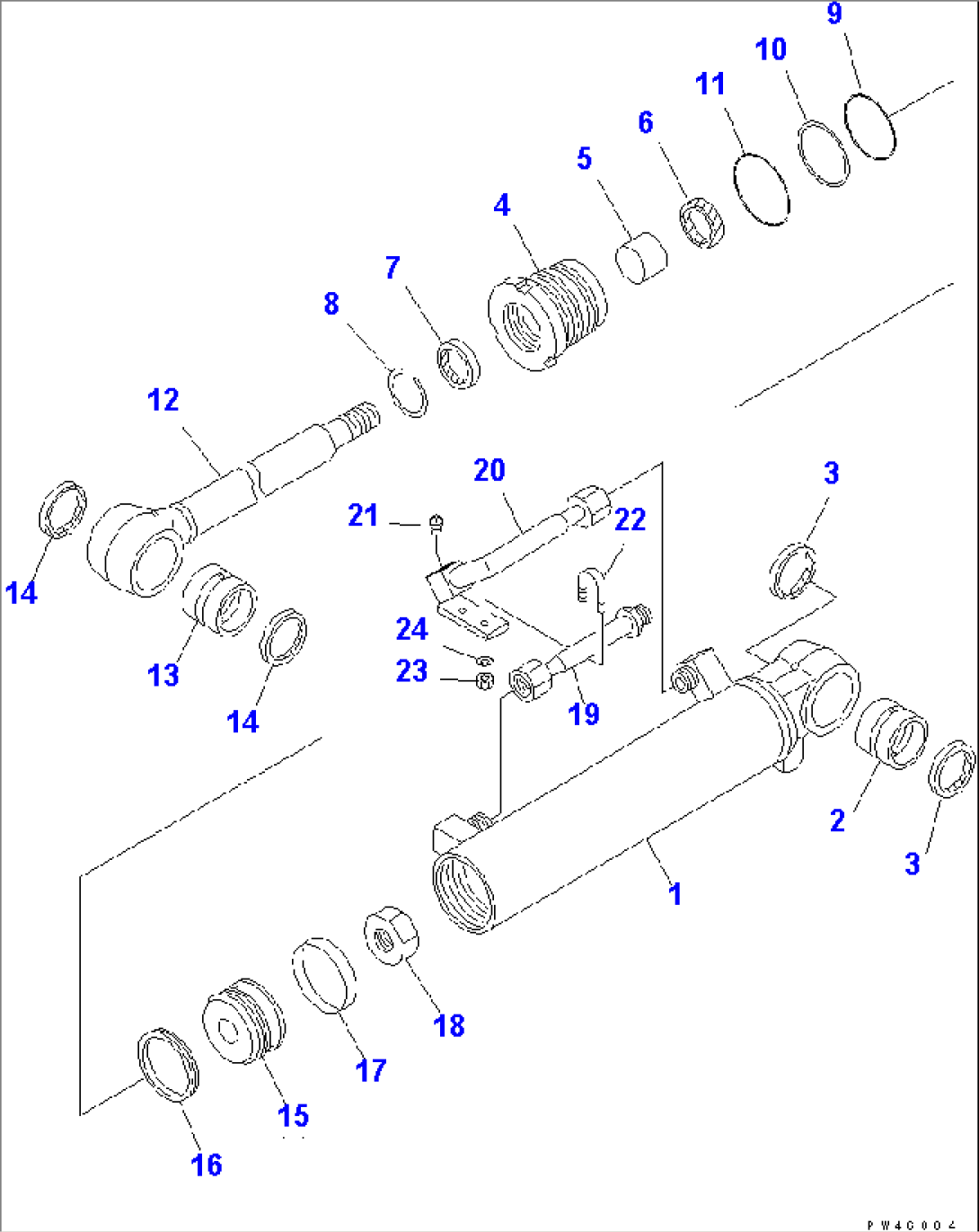 STEERING CYLINDER (INNER PARTS)