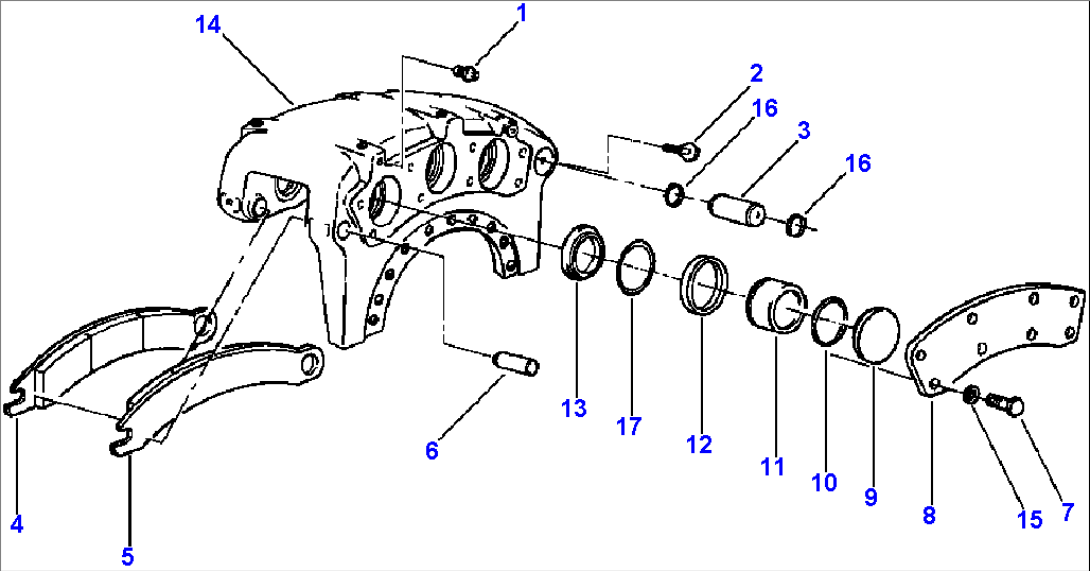 SERVICE BRAKE CALIPER