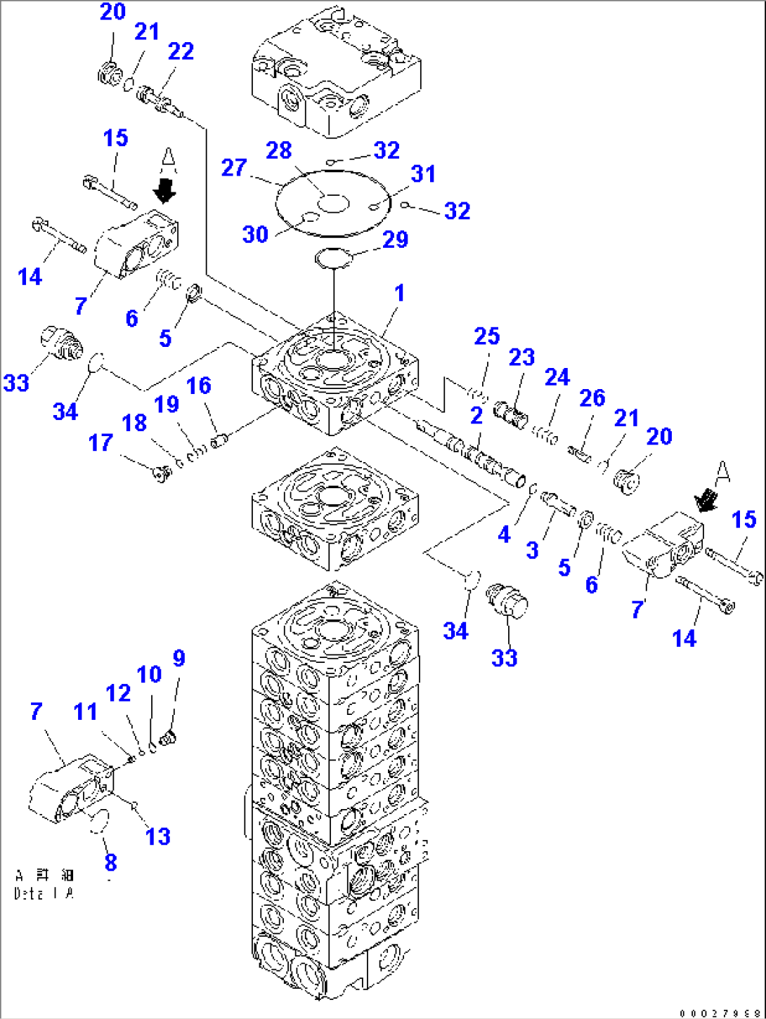 MAIN VALVE (10-VALVE) (14/14) (FOR NORTH AMERICA)(#15001-)