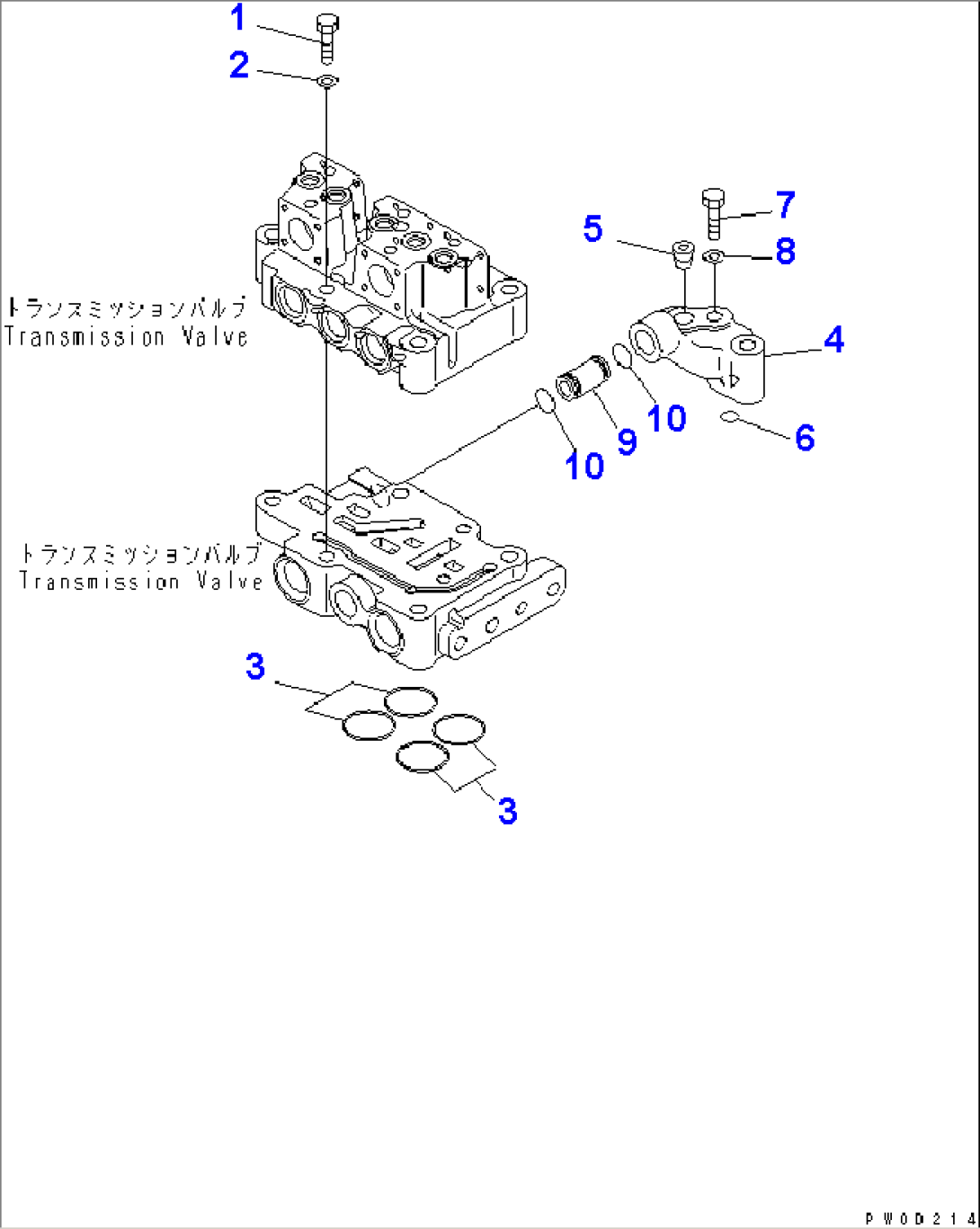 TRANSMISSION VALVE (MOUNTING)