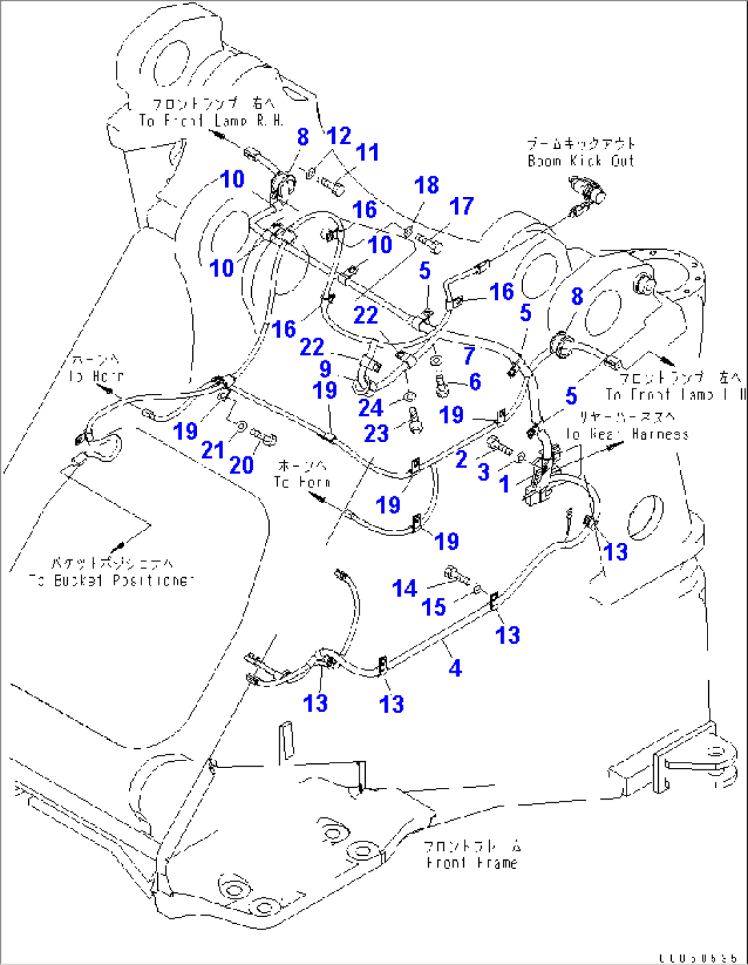 MAIN WIRING HARNESS (1/2)(#85001-)