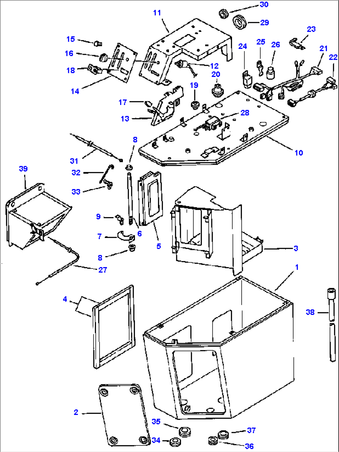 FIG NO. 5541 AIR CONDITIONER CONTROLS AND PANEL