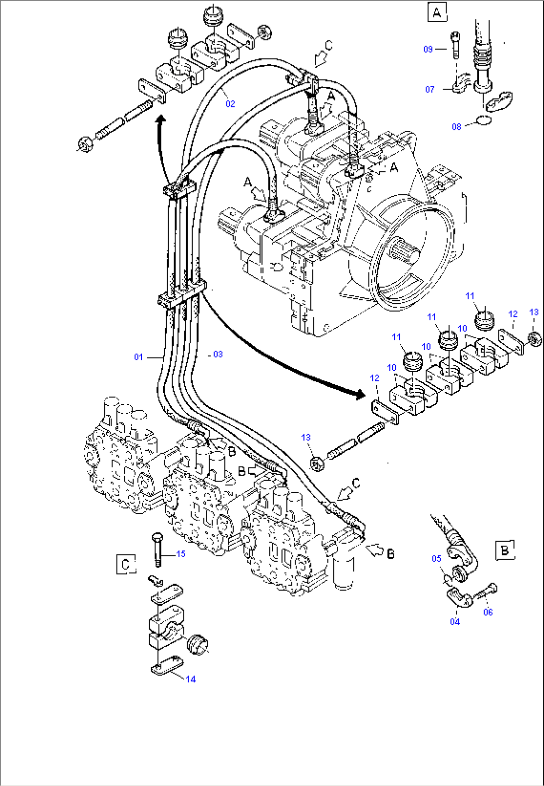 Hydr. Lines for Pumps