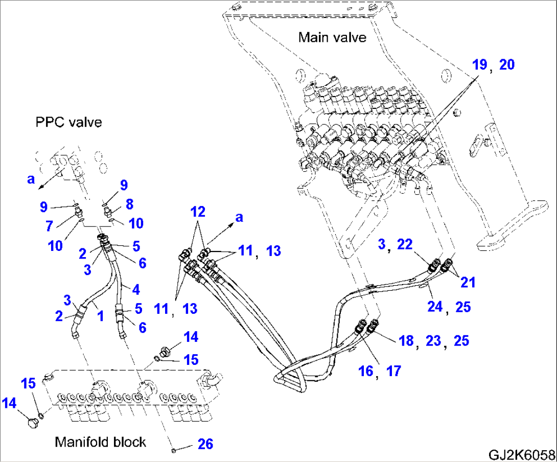 PROPORTIONAL CONTROL (TWO-PIECE-BOOM/TWO ATTACHMENTS)