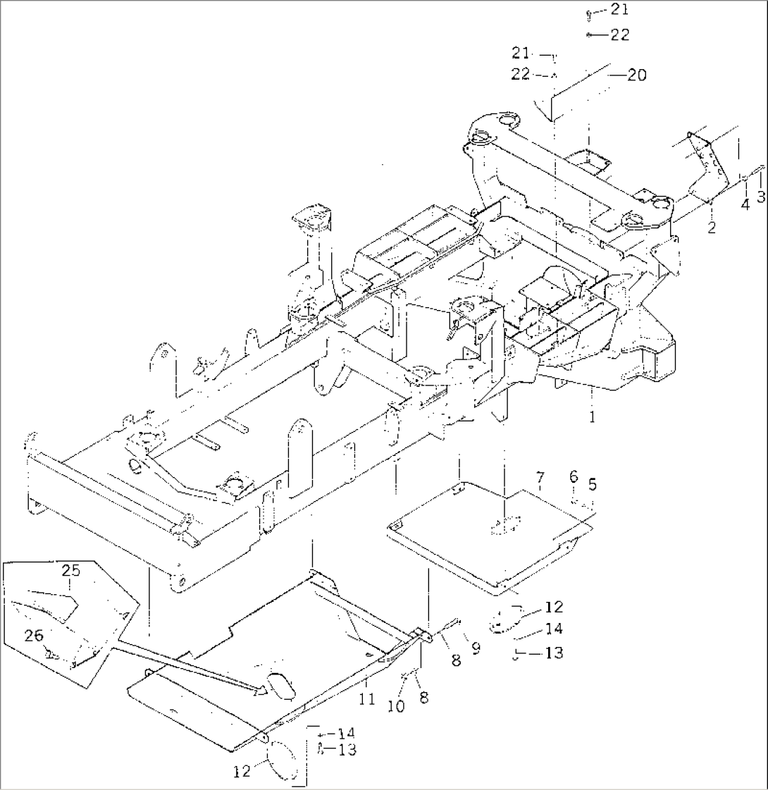 FRONT FRAME(#65226-66999)