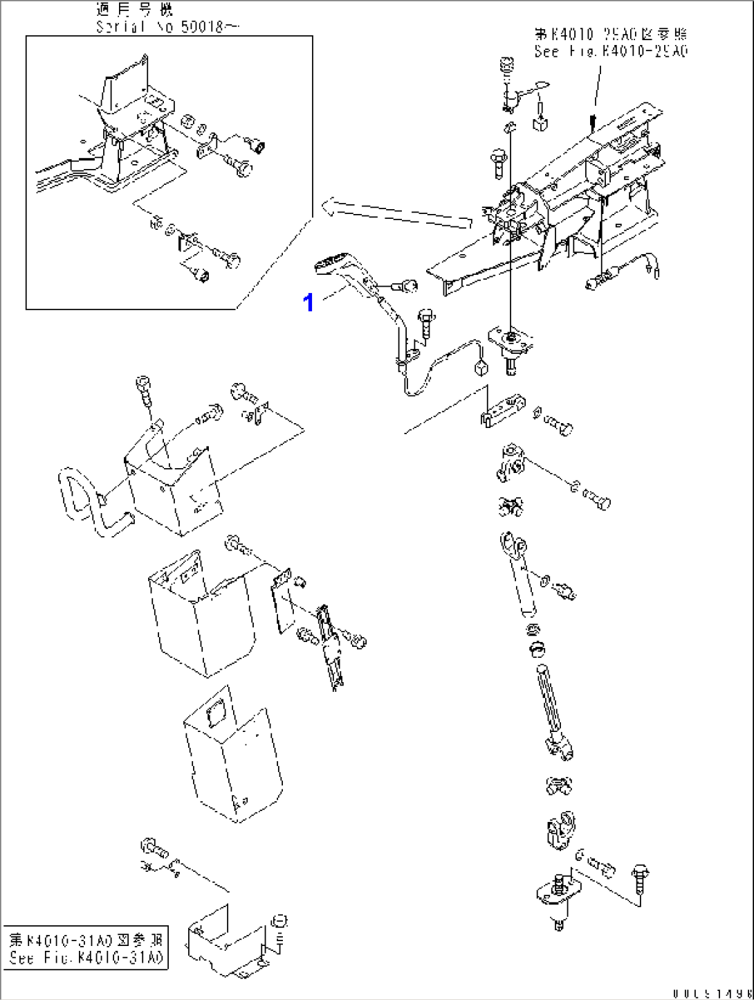 OPERATOR AREA (AJSS KNOB) (EXPECT TRAINER SEAT)(#50079-)