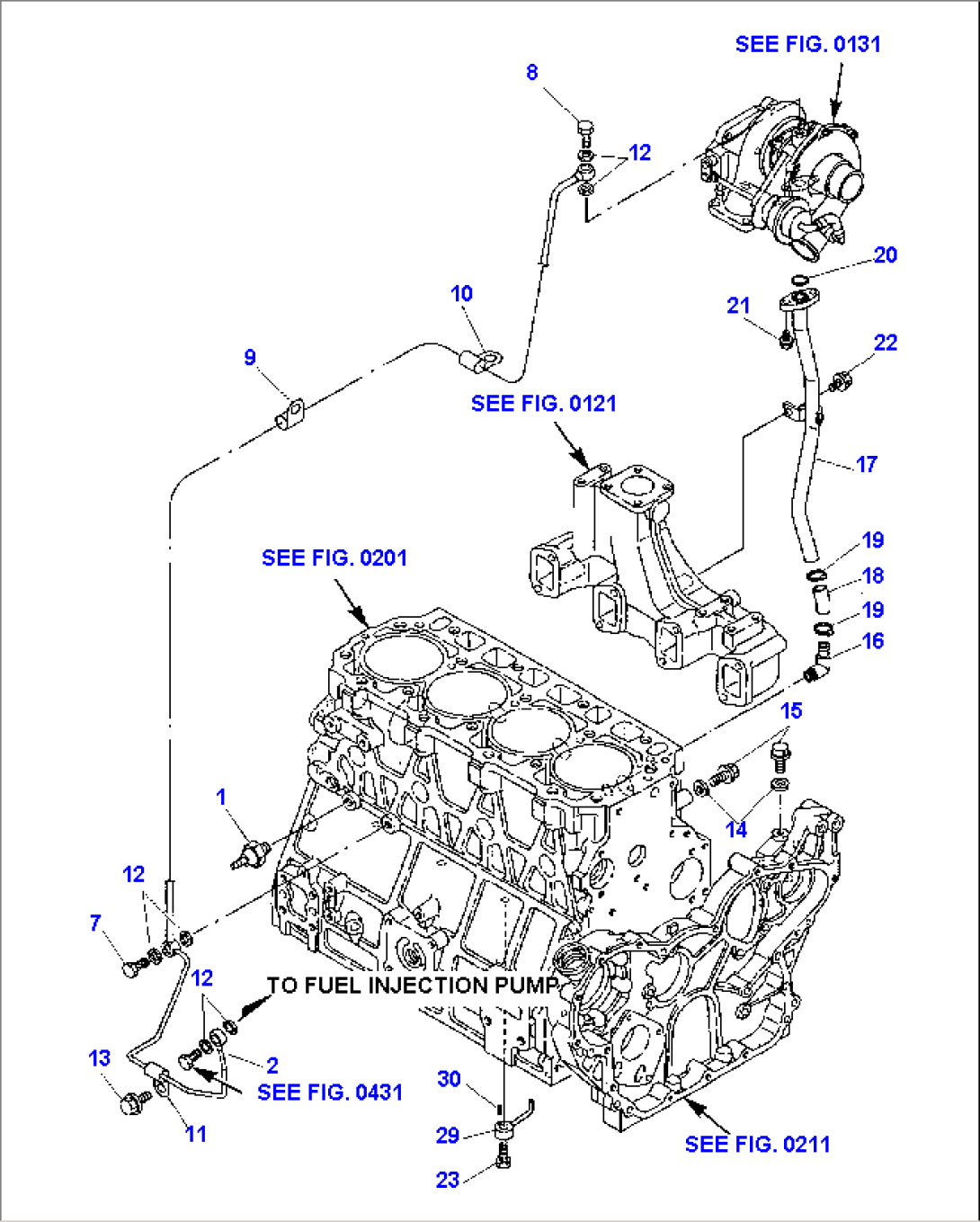 LUBRICATING OIL LINE