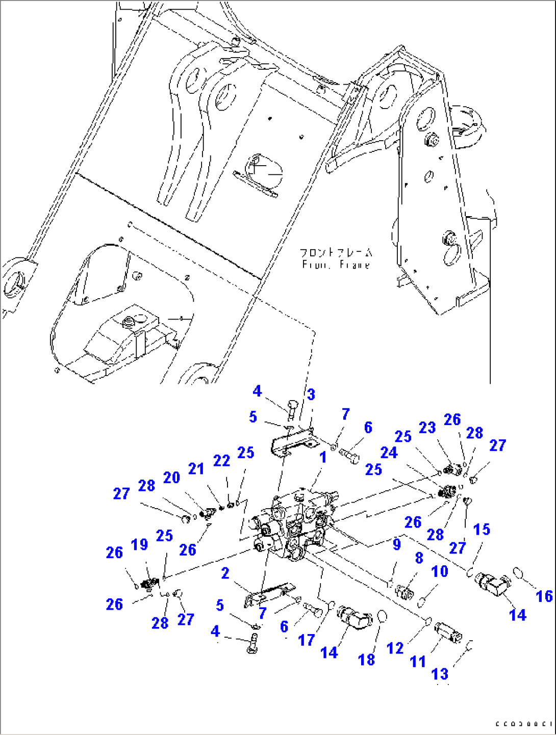 CONTROL VALVE (2-SPOOL) (ECSS AND JRB)