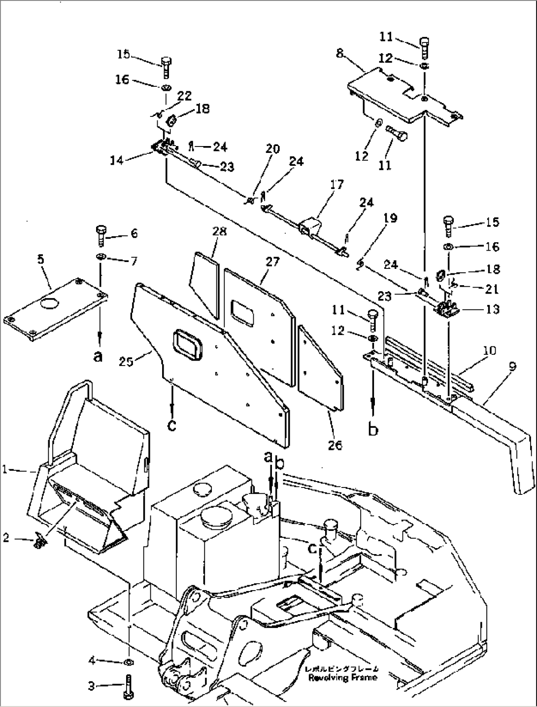 MACHINERY COMPARTMENT (3/5) (NOISE SUPPRESSION SPEC.)(#2001-2031)