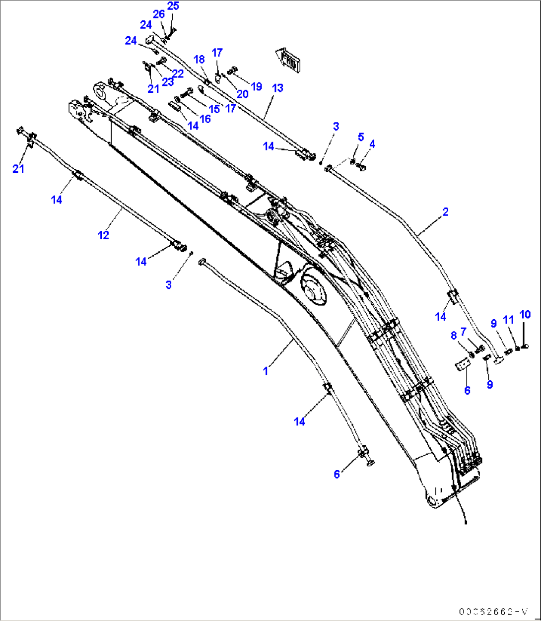 Boom, Additional Piping (#30117-)
