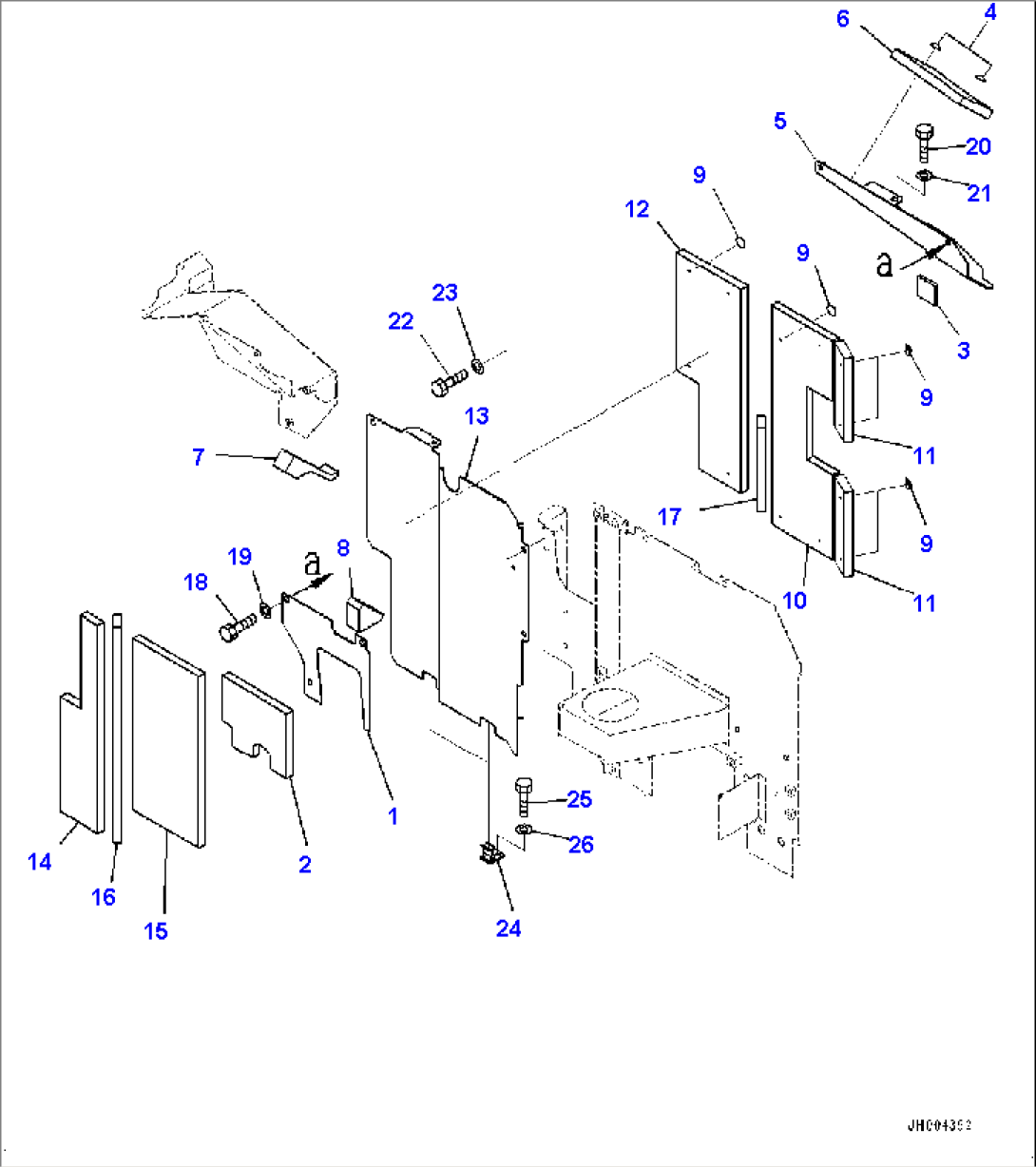 Machine Cab Partition, Middle