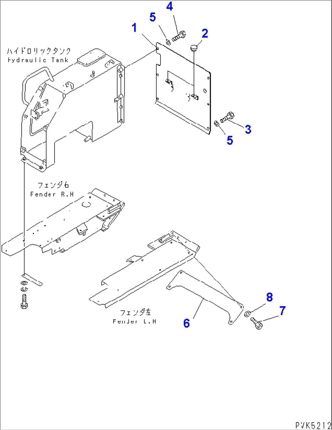 REAR COVER (FOR 3-POINT HITCH¤ REAR P.T.O.) (FOR 2-PILLER TYPE CANOPY)