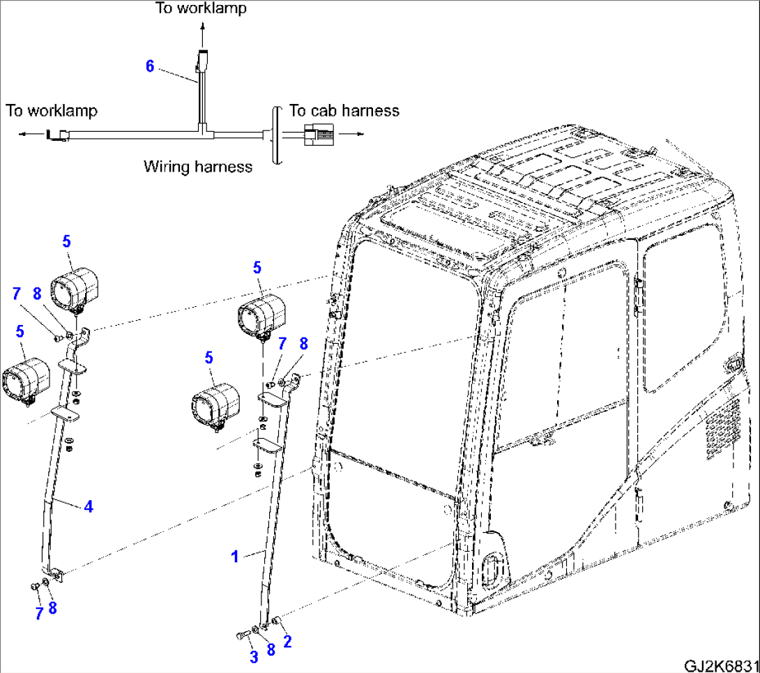 XENON WORK LAMPS