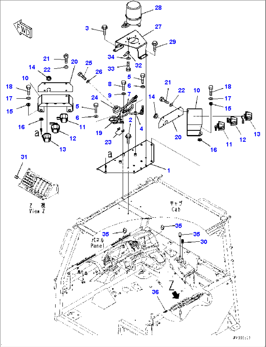 Cab Option Switch (#10001-)