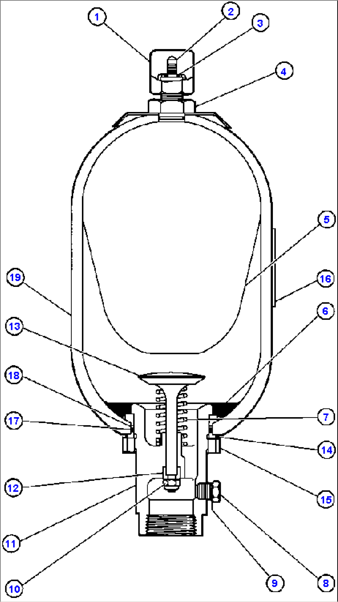 ACCUMULATOR ASSEMBLY (2.5 GAL) (PB6780)