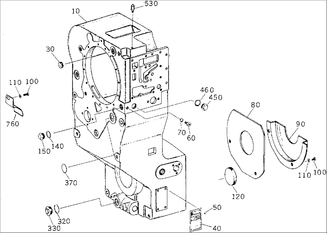 TRANSMISSION CASE (T/M NO.4644 026 011)(#60636-61999)