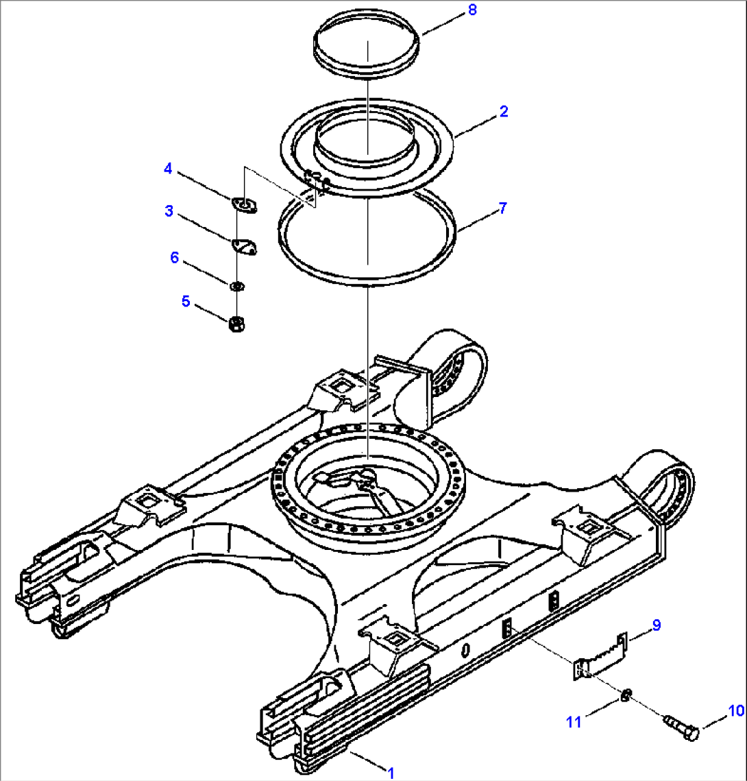 R1100-01A0 TRACK FRAME HIGH-WIDE