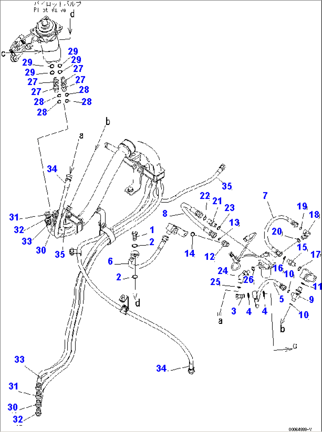 LOADER CONTROL (PPC HOSE) (1/3) (FOR MULTI FUNCTION MONO LEVER )(#85001-)