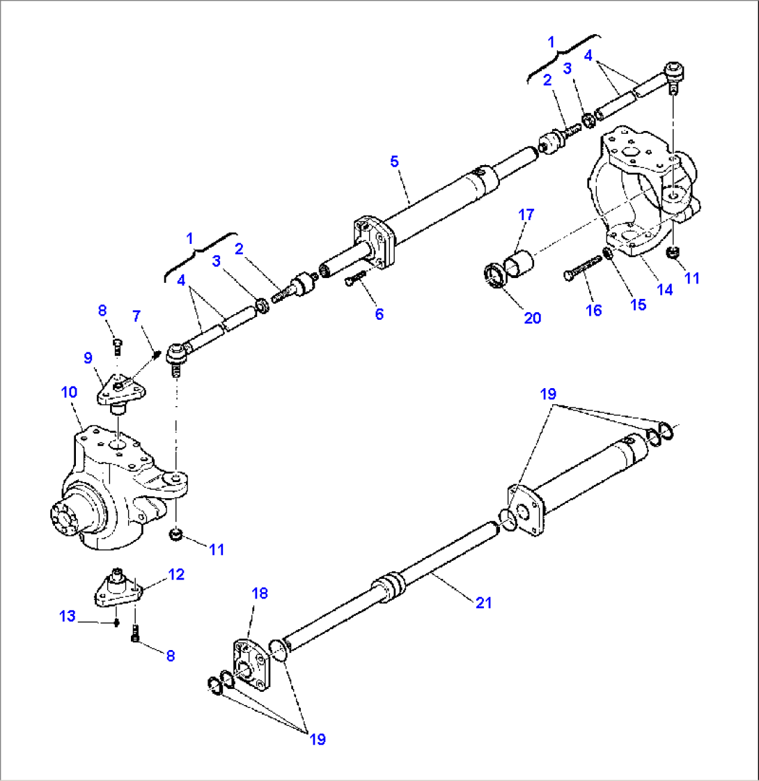 FRONT AXLE (4WD) (2/6)