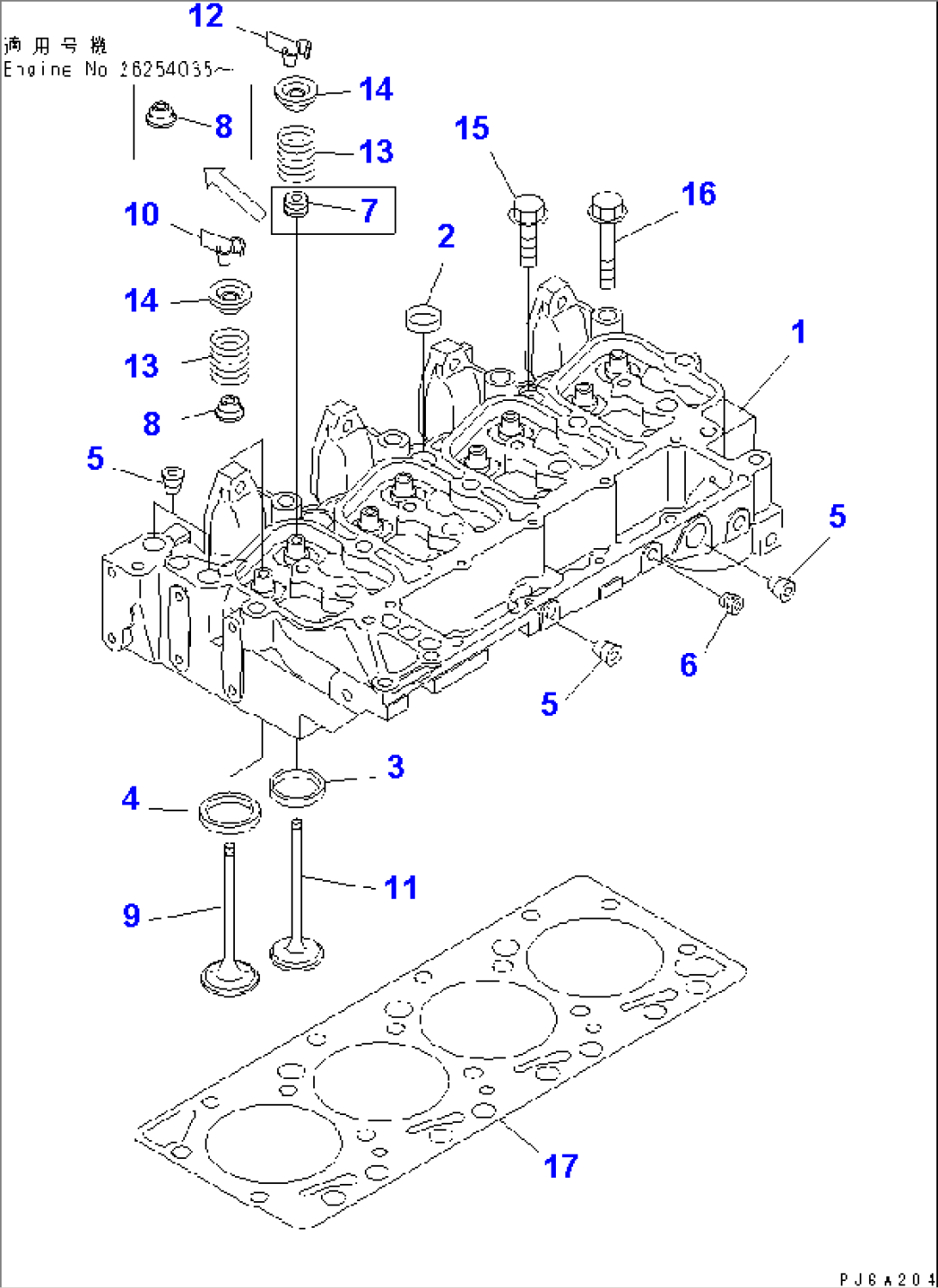 CYLINDER HEAD(#26238879-)