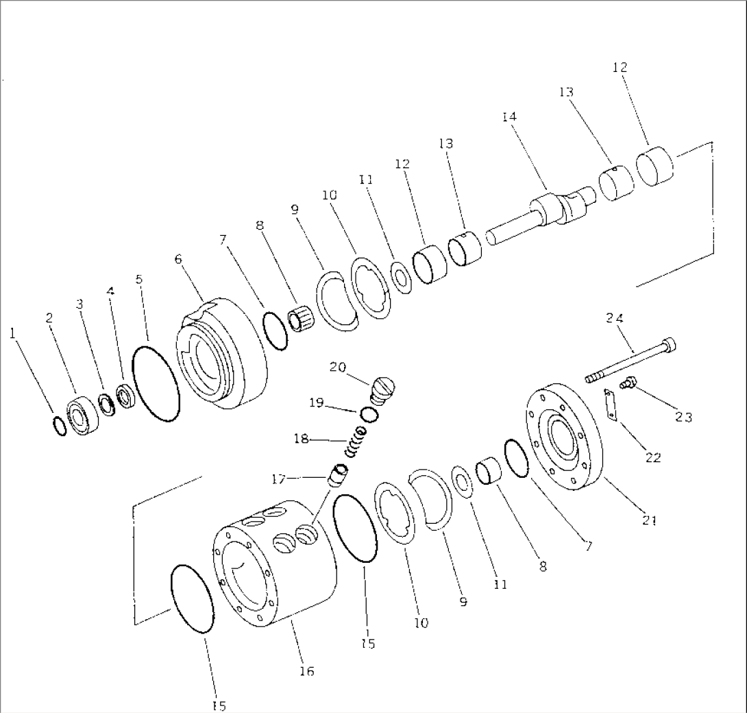 EMERGENCY STEERING PUMP(#313001-313103)