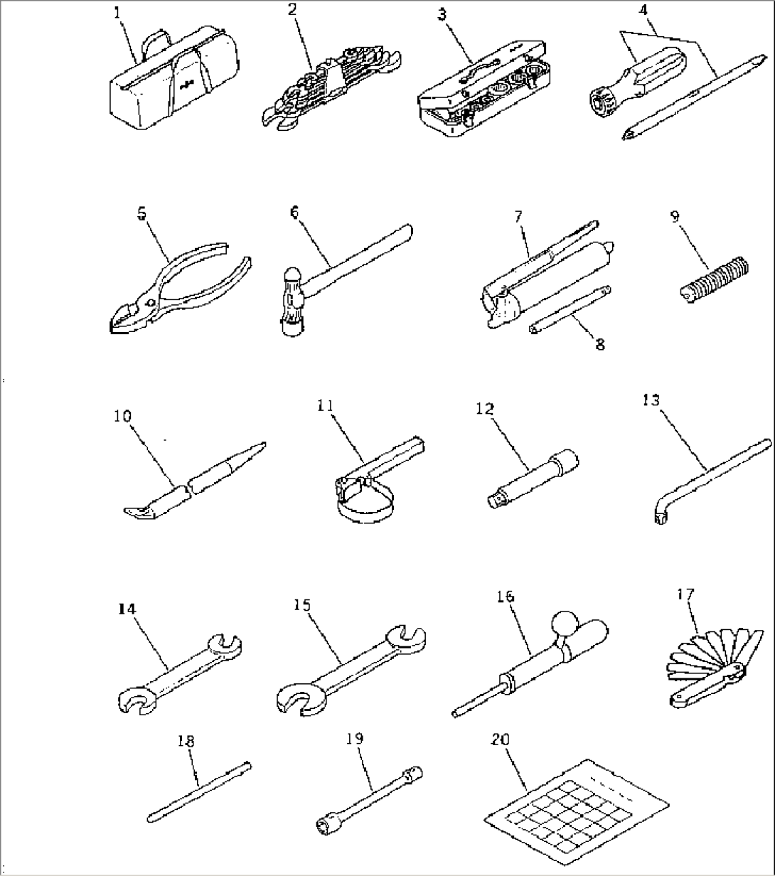 TOOL (EXCEPT JAPAN)(#1001-1305)