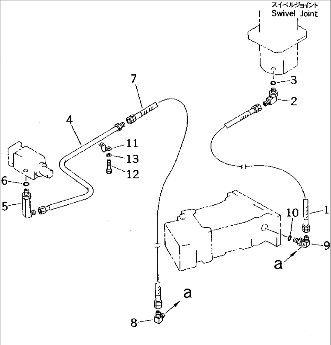 HYDRAULIC PIPING (DRAIN)(#2896-)