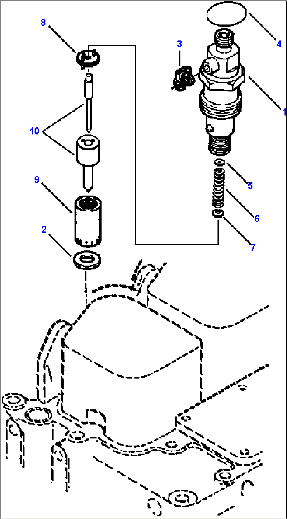 FIG. A4112-A2A5 FUEL INJECTOR