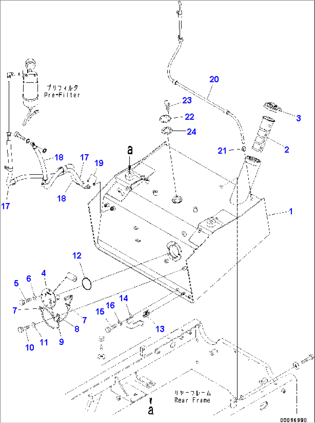 Fuel Tank, Fuel Tank Related Parts (#75750-)