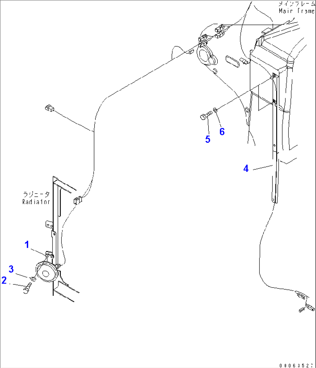 ELECTRICAL SYSTEM (HORN AND BRACKET)