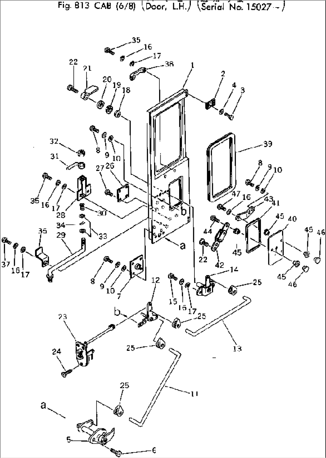 CAB (6/8) (DOOR¤ L.H.)(#15027-)