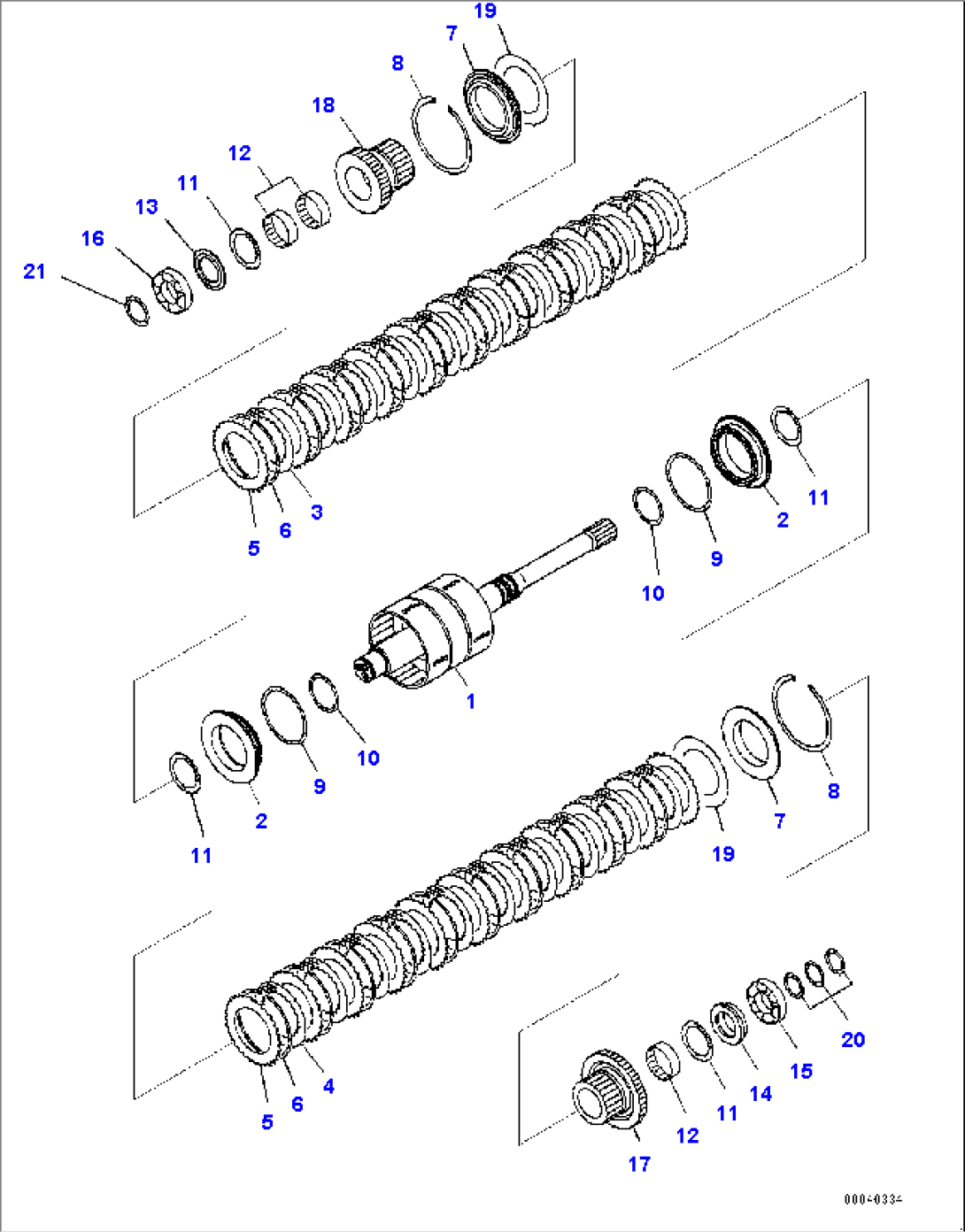 Torque Converter and Transmission, Forward and Reverse Housing (#65949-)