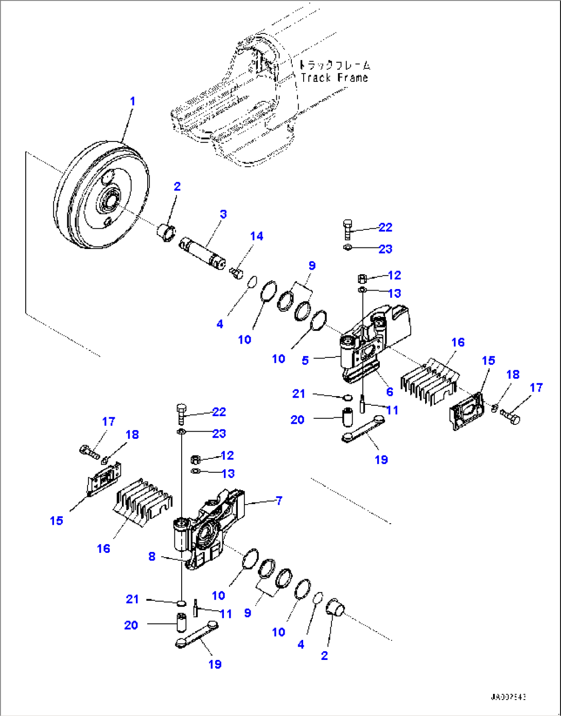 Front Idler (#1001-)