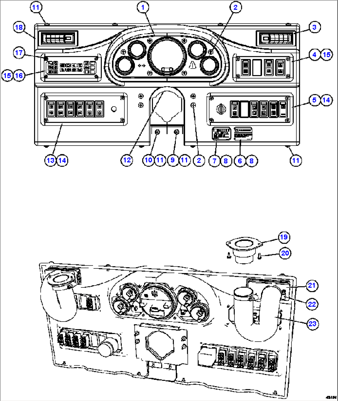 INSTRUMENT PANEL ASSEMBLY X83-00-05181