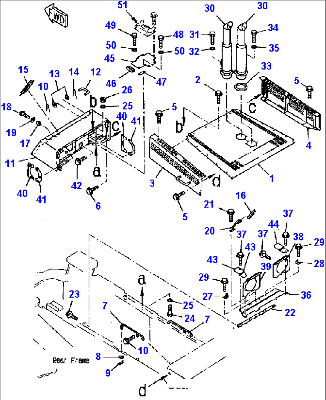 FIG NO. 5205B ENGINE HOOD