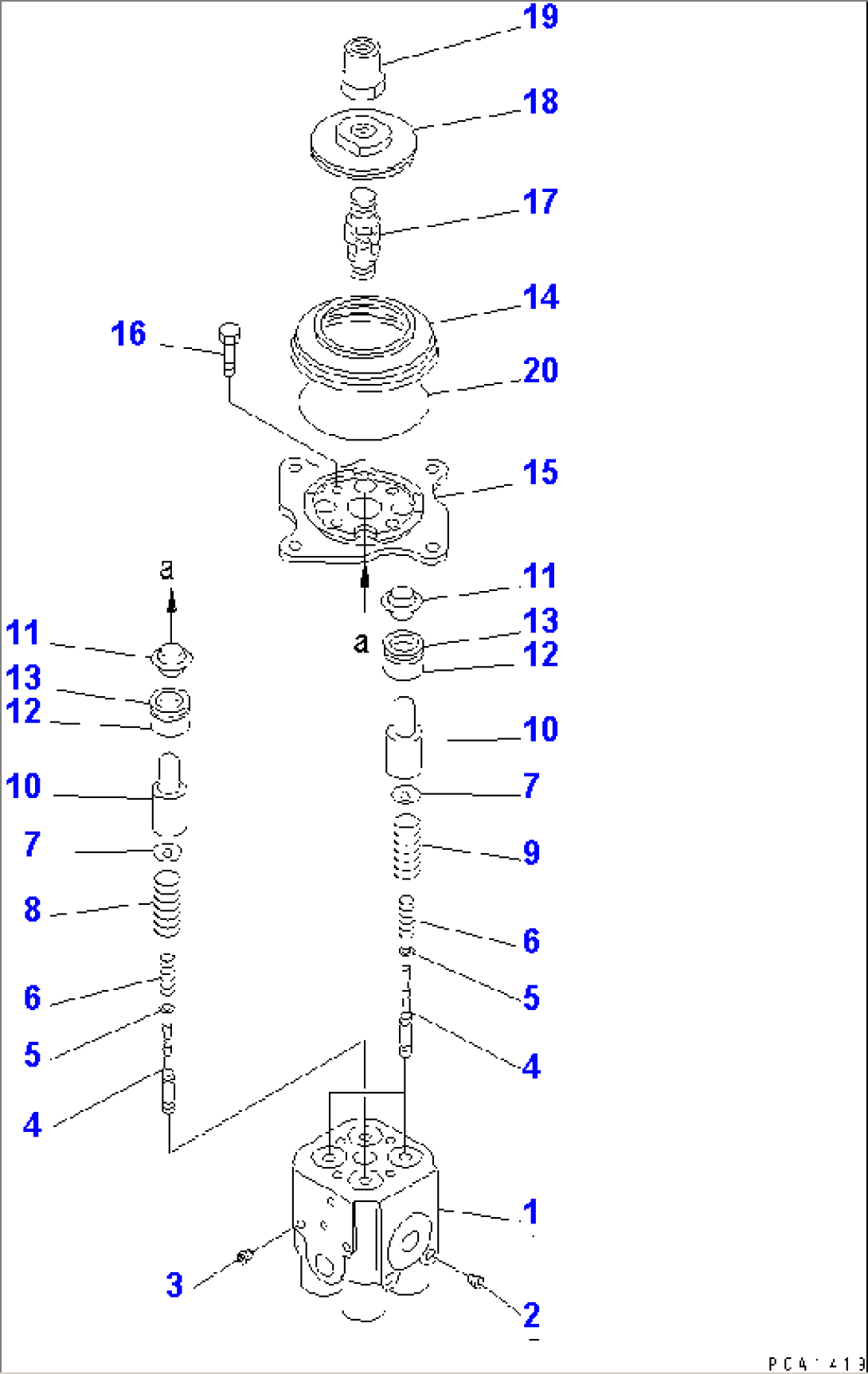 P.P.C. VALVE (FOR WORK EQUIPMENT)