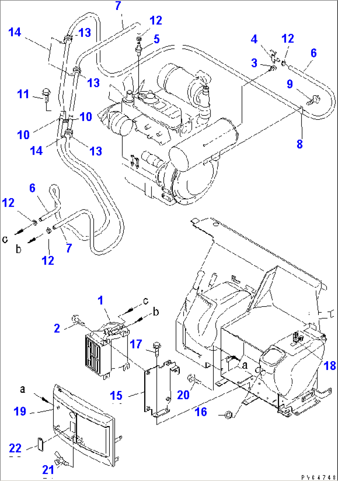 CAR HEATER (FOR CAB)