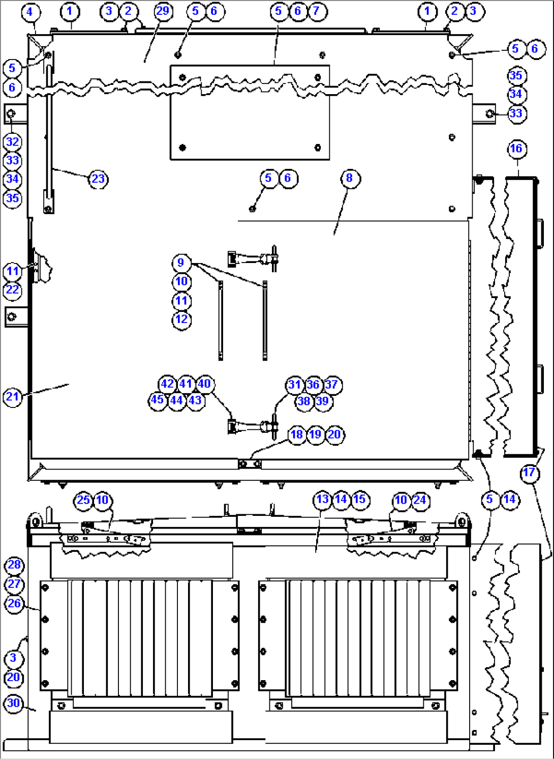 BLOWN GRID - 3 STEP, 18 ELEMENT