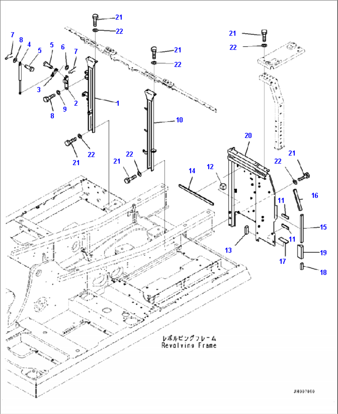 M1120-001001 MACHINE CAB FRAME
