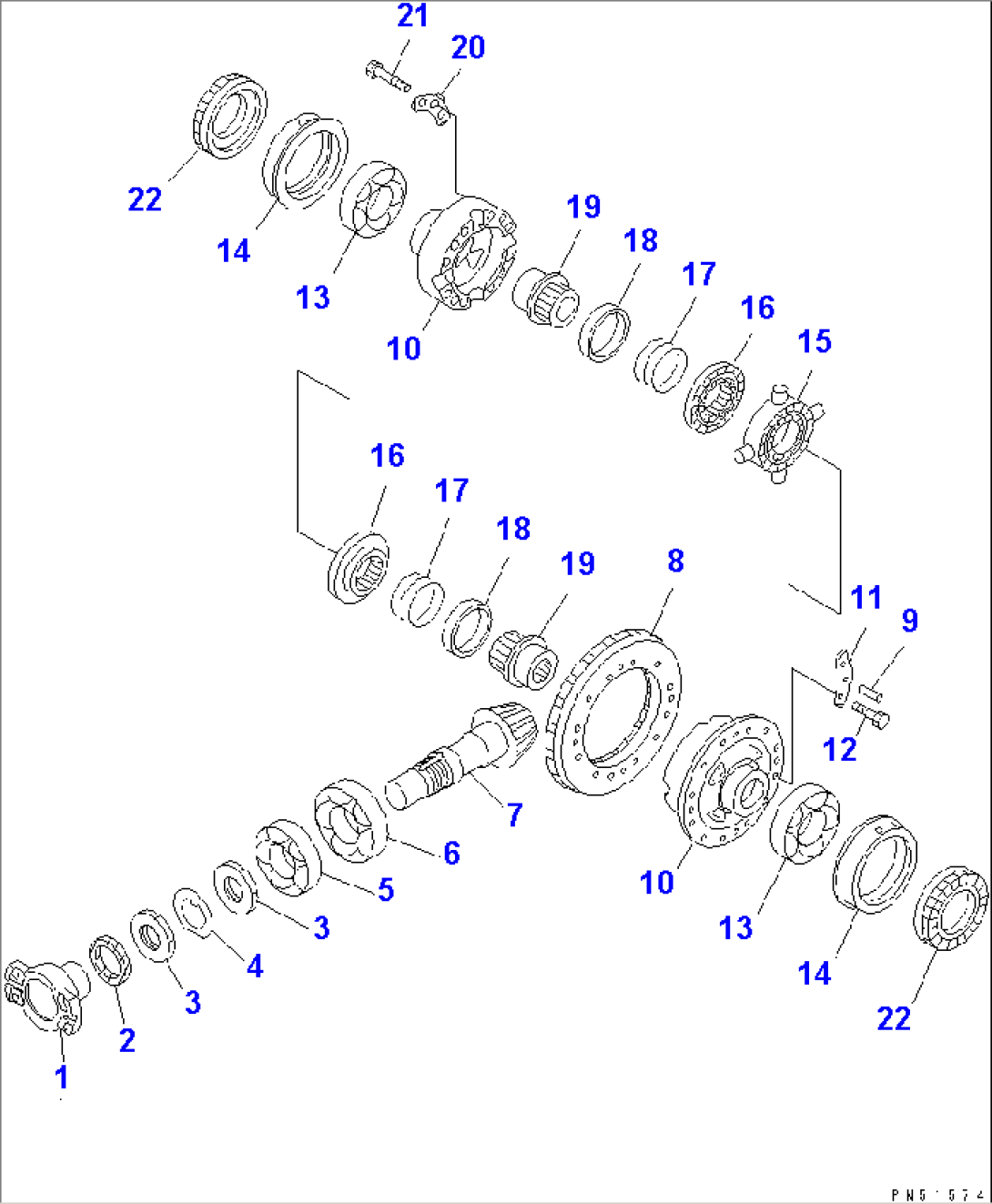 DIFFERENTIAL GEAR (2/2)