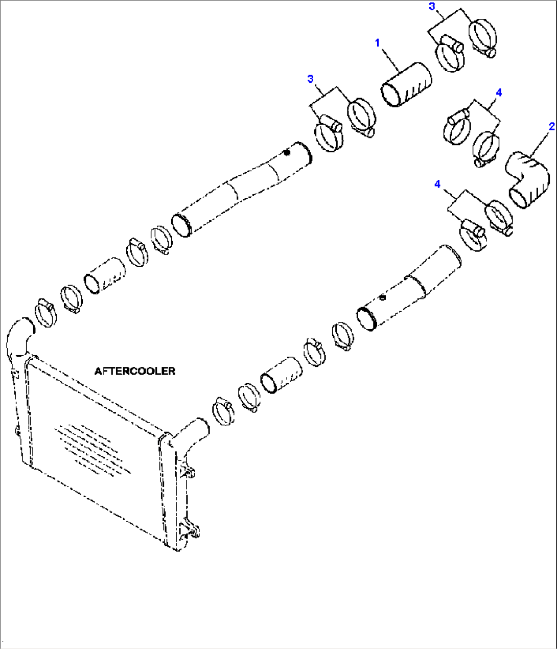 C0110-04A0 AIR INTAKE AND EXHAUST CONNECTORS