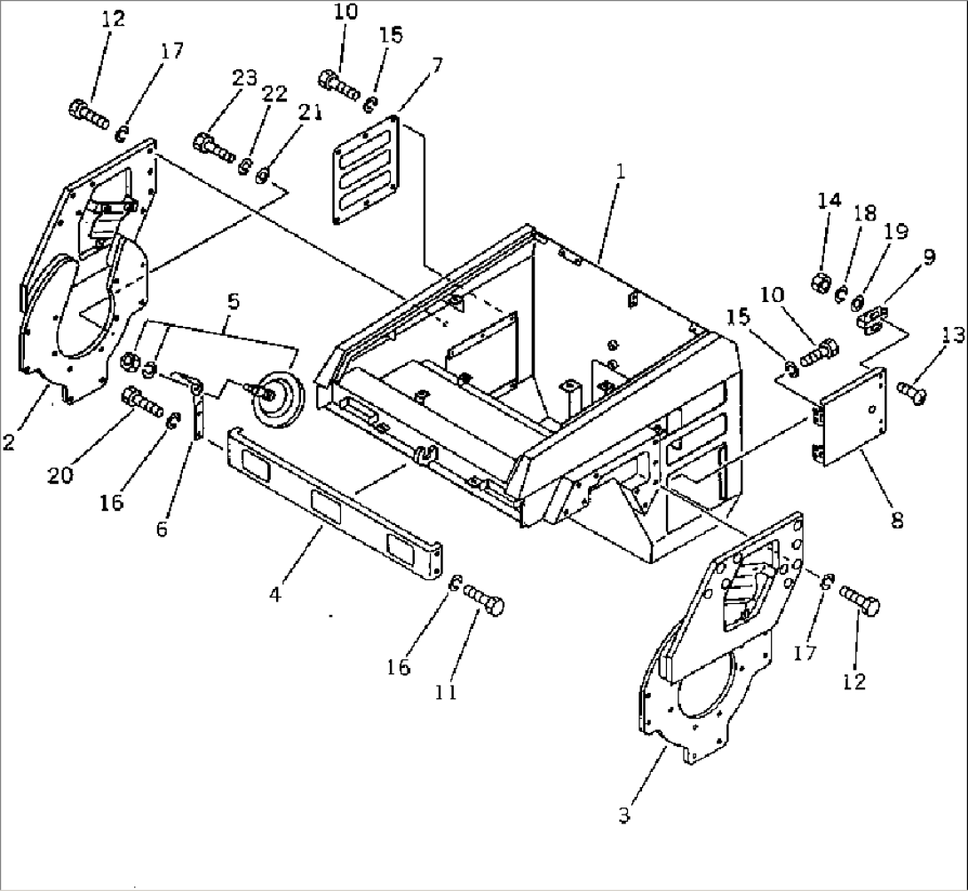 FRONT FRAME AND ROLLER COVER(#2001-2100)