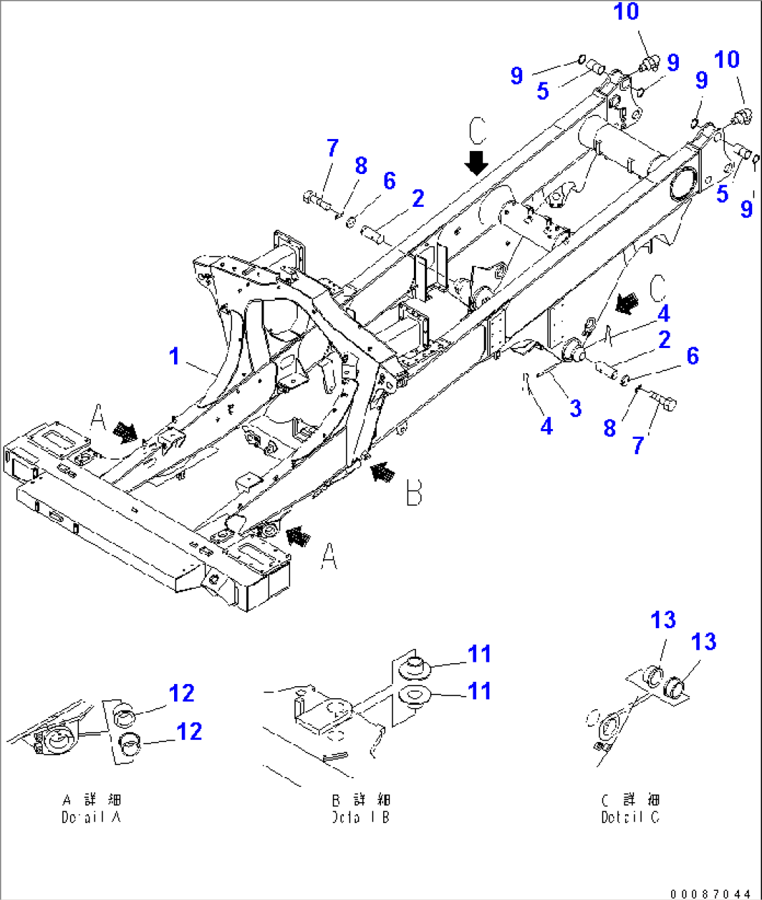 MAIN FRAME (EC REGULATION) (FOR ASR¤ ENGINE OIL AND COOLANT HEATER)(#7556-)