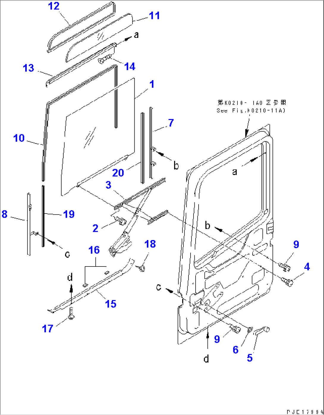 CAB (DOOR) (GLASS)(#53001-53199)