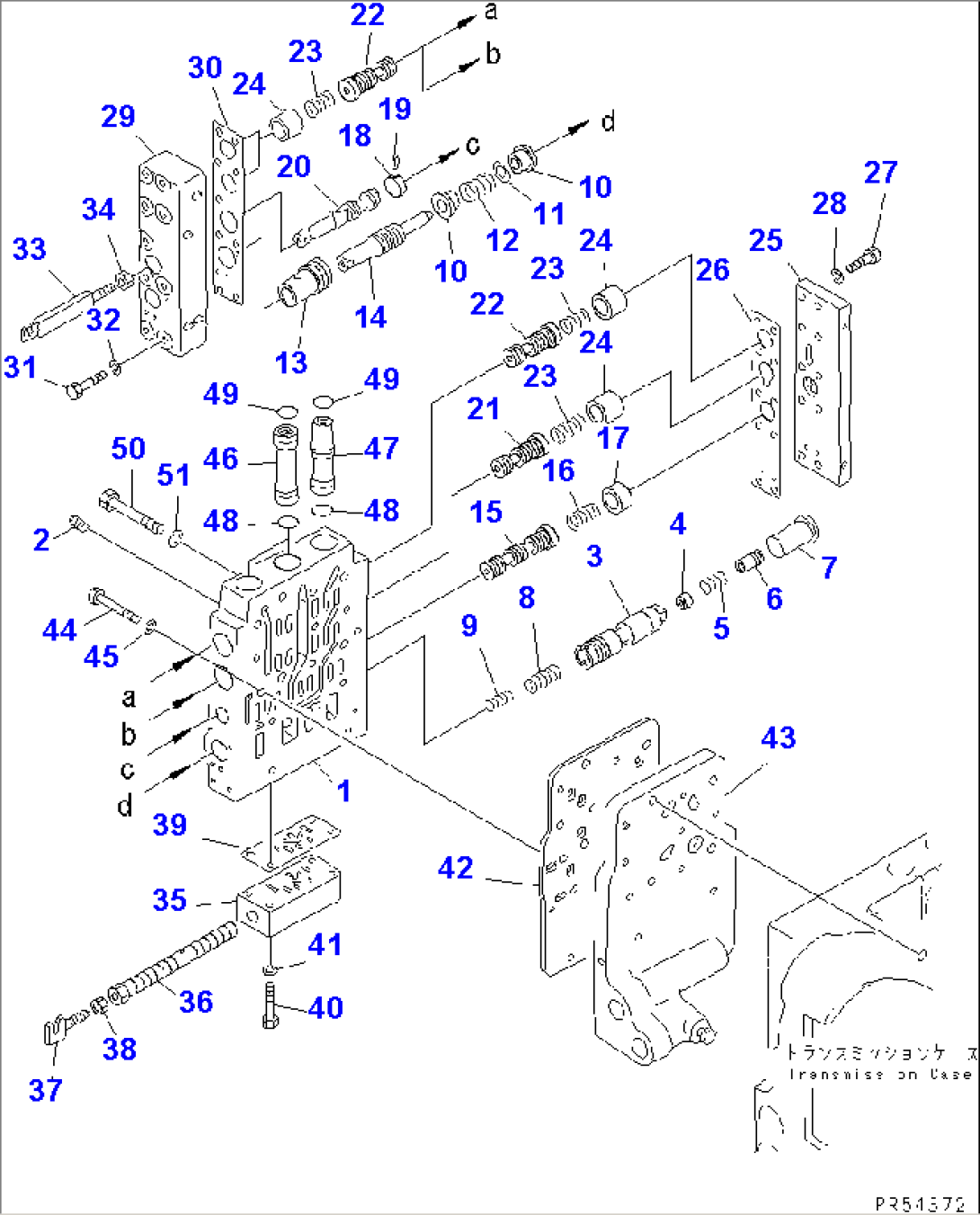 TRANSMISSION (CONTROL VALVE) (1/2)(#60081-)