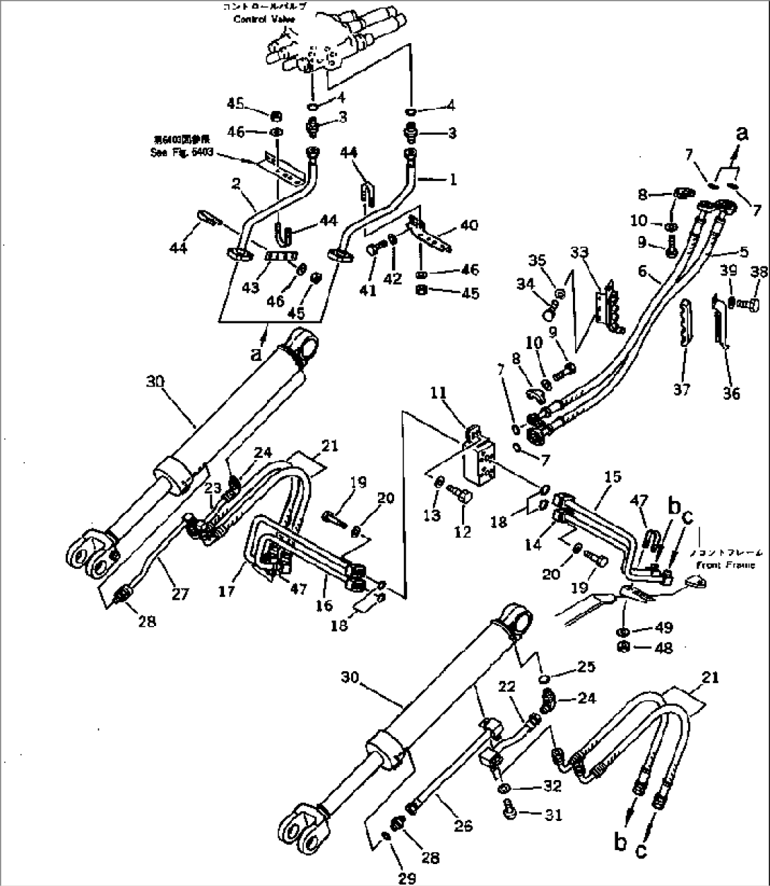 HYDRAULIC PIPING (2/4)(#20001-)